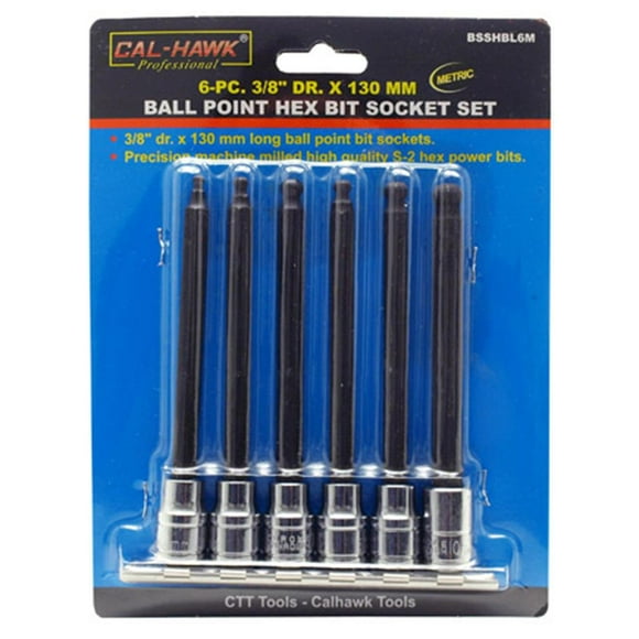 for sale online 11 Piece Cal Hawk Tools ASDSB11P 12 Point Spline Bit Set 